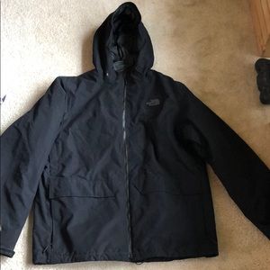North face three in one coat